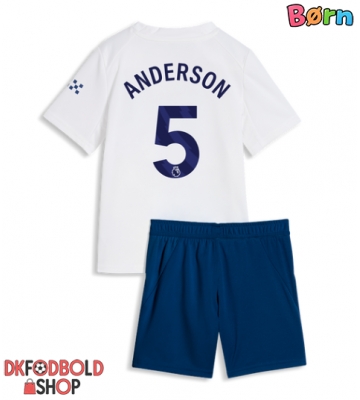 Manchester City Elliot Anderson #5 Tredje trøje Børn 2026-27 Kort ærmer (+ korte bukser)
